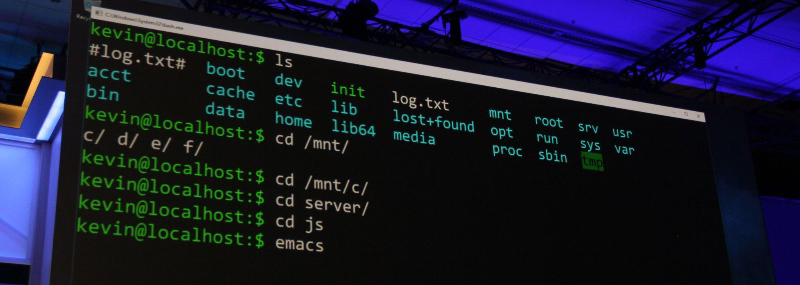 微軟發(fā)布“Ubuntu on Windows”項目 程序可原生運行