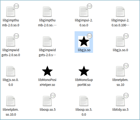 Linux上的文件類型與默認圖標