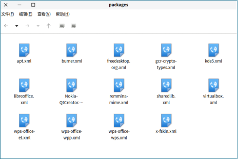 Linux上的文件類型與默認圖標