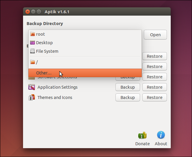 如何使用Aptik來備份和恢復 Ubuntu/Ubuntu Kylin 中的Apps和PPAs 