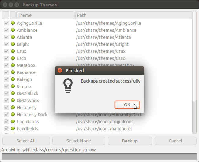 如何使用Aptik來備份和恢復 Ubuntu/Ubuntu Kylin 中的Apps和PPAs 