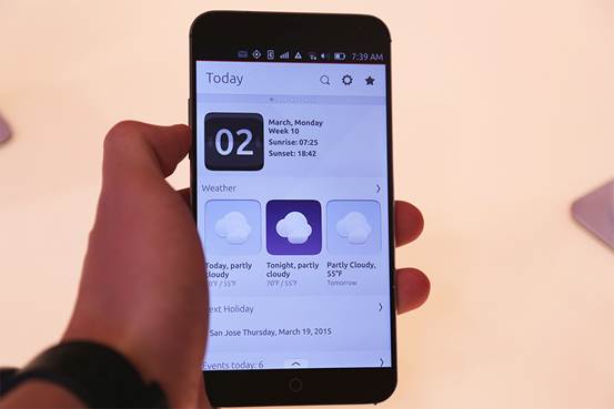 魅族 MX4 Ubuntu 正式亮相 MWC2015 魅族 MX4 Ubuntu 正式亮相 MWC2015